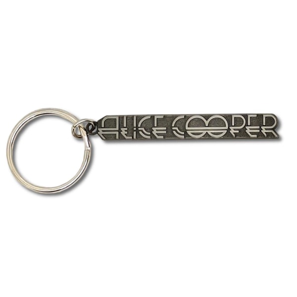 Alice Cooper - Logo - Nyckelring Silver
