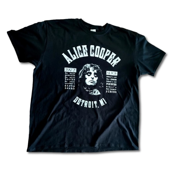Alice Cooper - T-shirt - School's Out Lyrics Black XL