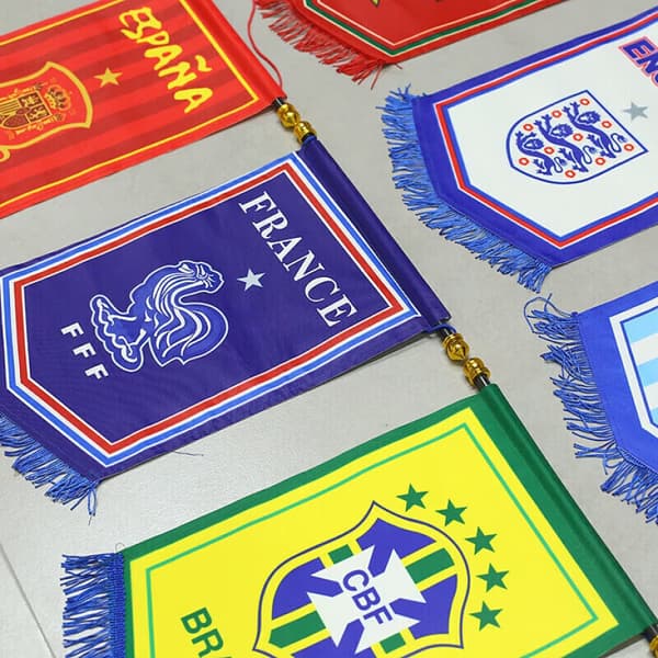 VM-fotbollsbytesflagga Minifotbollsklubbsbytesflagga 20x30cm single-sided satin AC米兰