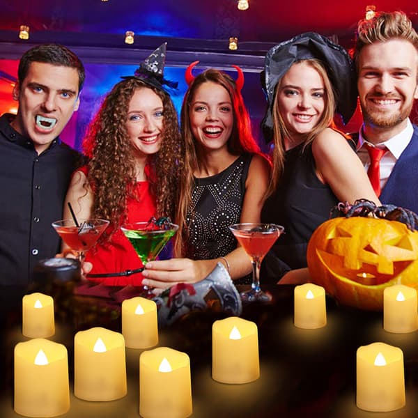 Halloween fjernkontroll elektronisk lys bursdag USB-lading E12 key timed remote control
