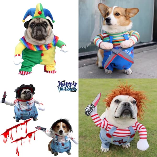 Husdjursförvandlingsdräkt för jul och Halloween Japanese devils XL