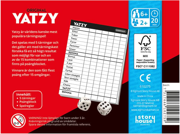 Yatzy Original Kärnan SE