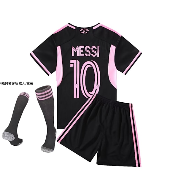 23-24 miami bortatröja nr. 10 messi klubb höstkläder fotbollsdräkt barn vuxen jersey storlek 14-2xl 7 S/170