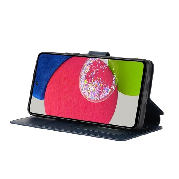 SKALO Samsung A53 5G Premium Cut Pungcover - Blå Blå
