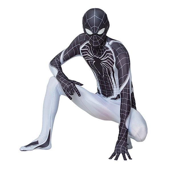 Lins Spiderman-dräkt Jumpsuit Miles Kläder Helt Expedition Vuxen Barn Halloween Cos 5 100#