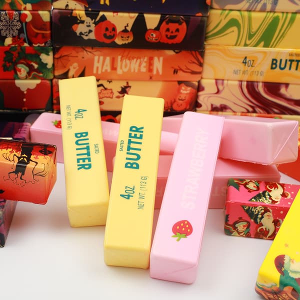 Våt Mjuk Långsam Klibbig Doftsimulering Smörpinne Långsam Återhämtning Klämmusik Internetkändis Gränsöverskridande Explosiv Stressavlastningsleksak Conus Box Cake Regular size