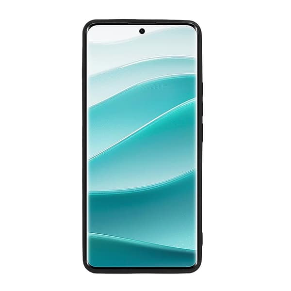 SKALO PU-læder 2-kortlomme cover til Xiaomi Redmi Note 15 Pro 5G - Sort Sort