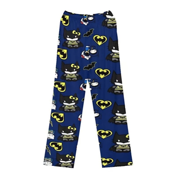 Aliexpress promenadbyxor tecknad pyjamasbyxor damer lösa vår & höstnyhet hem avslappnad sommar luftkonditioneringsbyxor kan vara ytterkläder blue 2XL