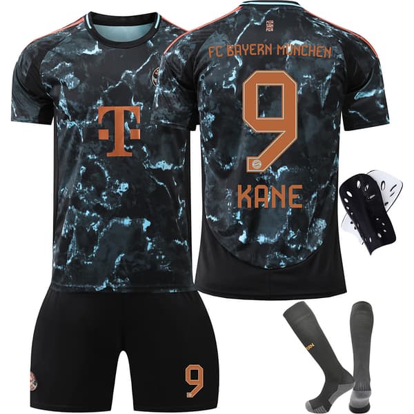 2425 Bayern drakt, fotballdraktsett for barn, bortedrakt 25 with socks S