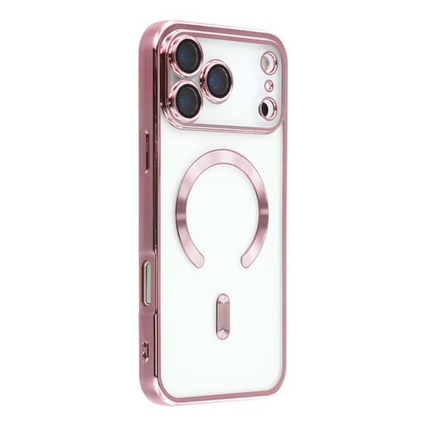 iPhone 17 Pro Max Cover MagSafe Galvaniseret TPU Rosa