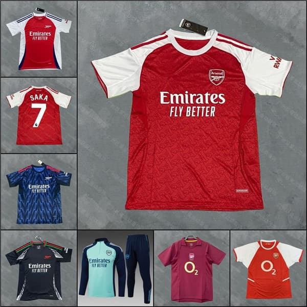 Arsenal trøjer serie 2026 VM trøjer fan spiller version Sakarais stjerneprint 2425 Arsenal Second Division M