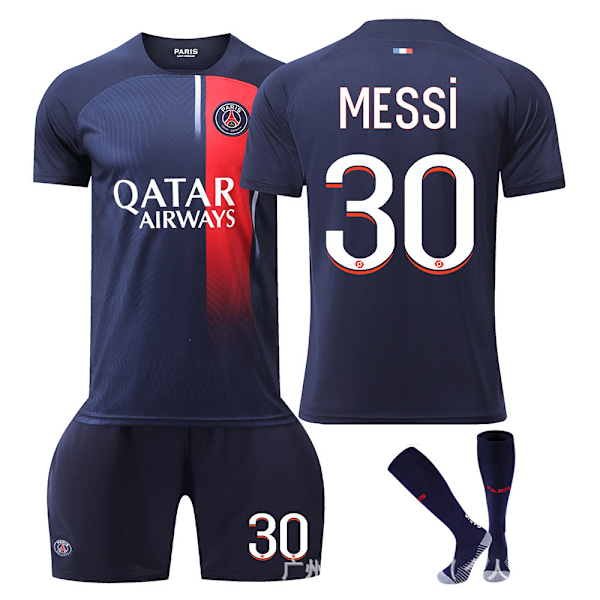 25 Messi Miami tröja Argentina fotbollsdräkt hemma dagtid nr. 10 Basa träningsoverall för barn 5 26