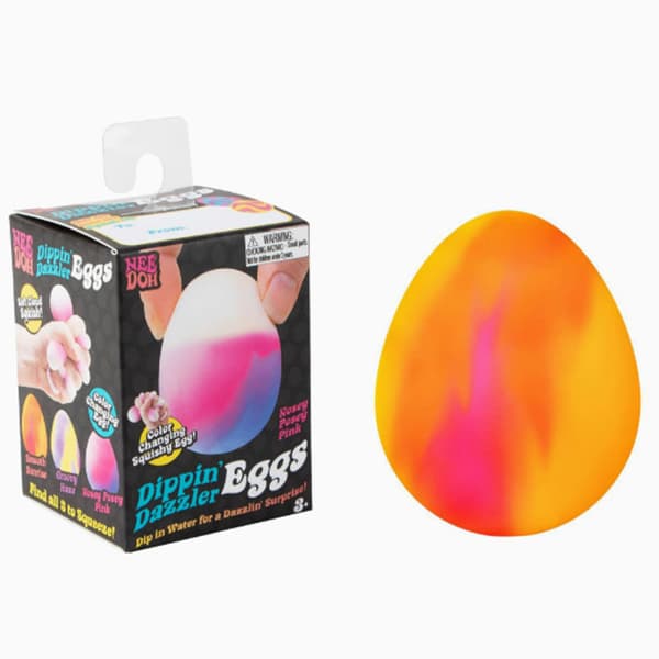 NeeDoh Dippin Dazzler Egg påskeegg lindrende myk gel As shown in the figure Easter egg B
