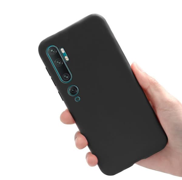 Xiaomi Mi Note 10/10 Pro - Deksel/Mobildeksel - Lett og Tyndt Svart Svart