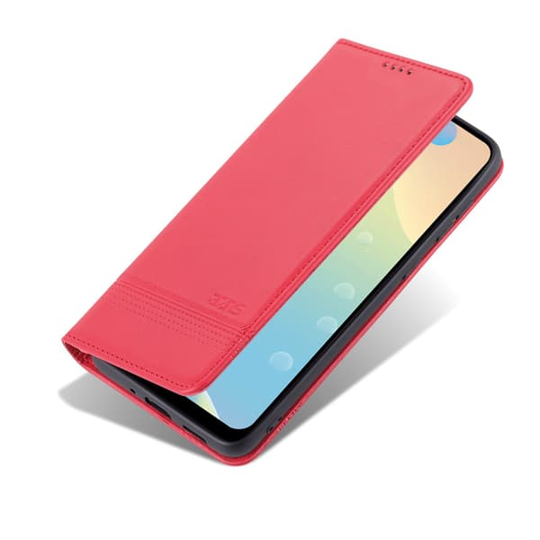 Samsung Galaxy A33 5G - Stylish AZNS Wallet Case Red Röd