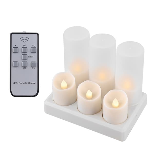 Halloween fjernkontroll elektronisk lys bursdag USB-lading E12 key timed remote control