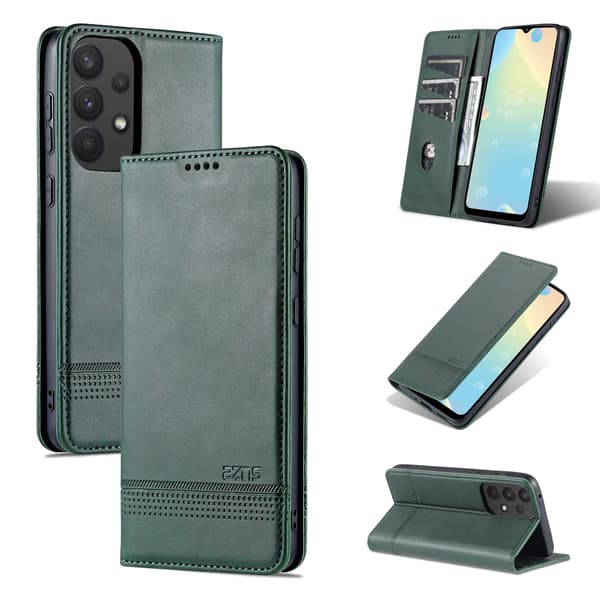 Samsung Galaxy A33 5G - Stylish AZNS Wallet Case Red Röd