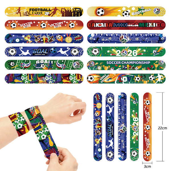 Fodbold VM festartikler, risblomstæsker, pomfritæsker, notesbøger, balloner, knaldringe Triangle flag 8pcs