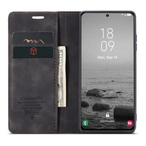 CASEME Plånboksfodral Samsung Galaxy S23+ - Svart