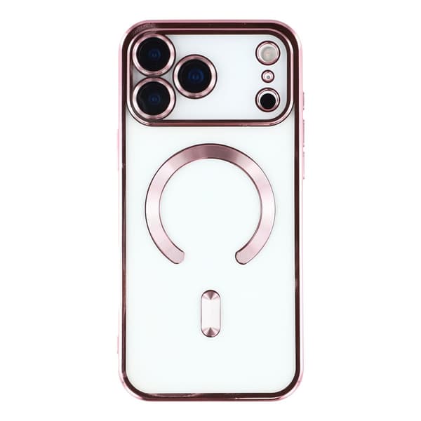 iPhone 17 Pro Max -kuori MagSafe-pinnoitettu TPU vaaleanpunainen