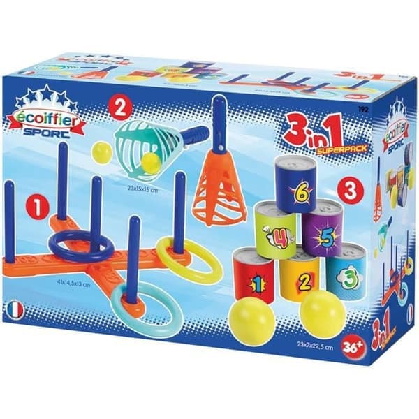 ECOIFFIER SPORT Pack 3 sporter