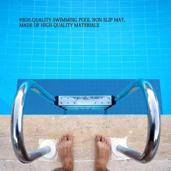 Skridsikker beskyttelsesmåtte til poolstiger, linerbeskyttelse og mellemstore pooltrapper