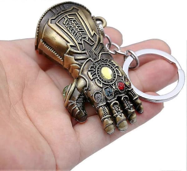 1 X Thanoksen hansikas pullonavaaja avaimenperä (pronssi)