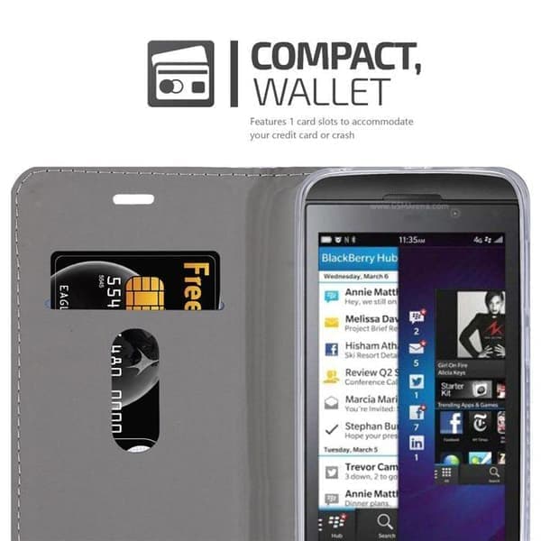 Beskyttelsesetui til Blackberry Z10 i GRÅ SORT MØRKEGRÅ