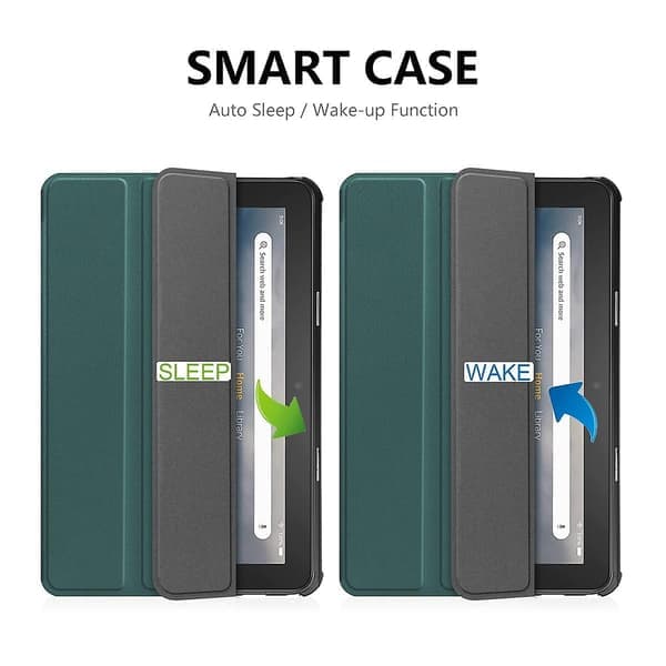 Smart skinnnettbrettveske for Amazon Fire 7 12. 2022