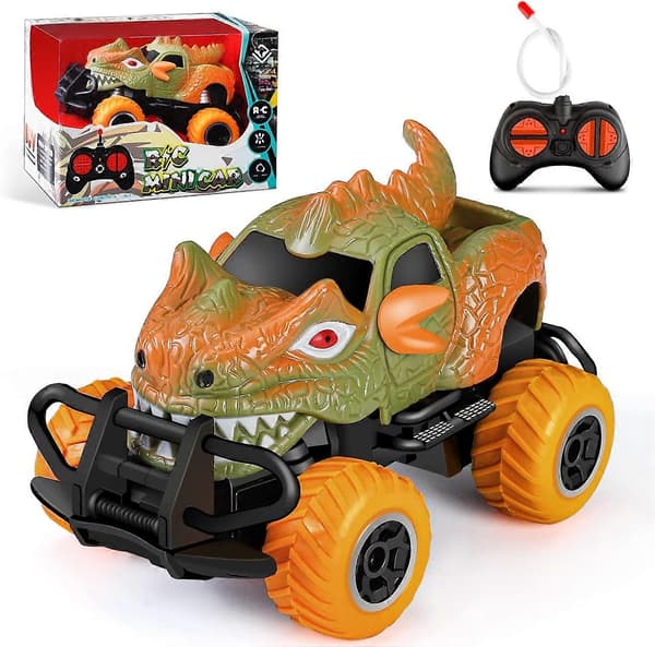 Billeker 3 4 5 6 år Guttgave, RC-biler for 3-5 år Barn Dinosaurleker RC Bilspill 4-8 år Gutter Leker 3-7 år