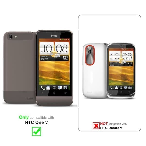 Kotelo HTC ONE V -puhelimelle, musta ulkoilu- ja työkäyttöön
