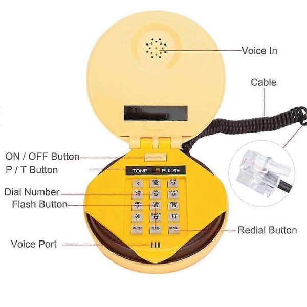 Sjove gadgets, der efterligner hamburgertelefon, fastnettelefon, cheeseburgertelefon til hjemmekontoret
