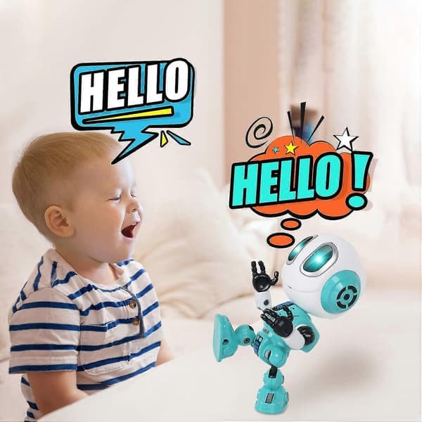 Kule leker for gutter og jenter 3-8 år, snakkende robot for gutter og jenter 2-7 år, morsomme leker for gutter og jenter 4-9 år