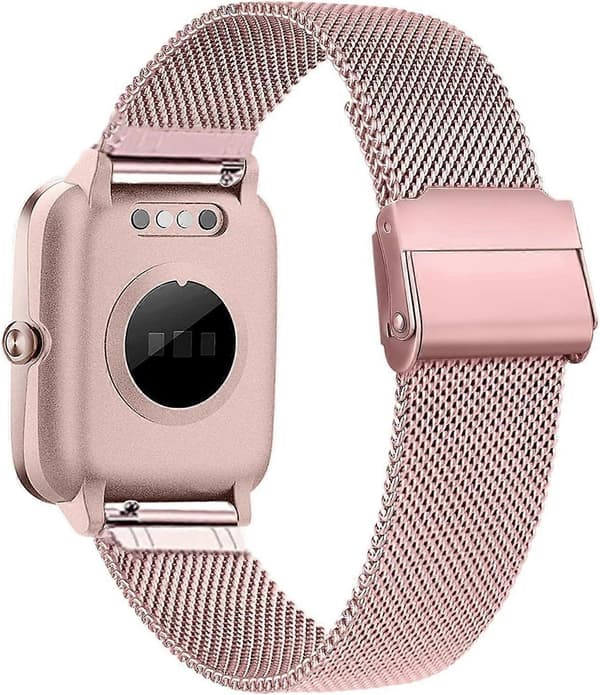 Universal Smart Watch Armbånd 20mm Rem, Smart Watch Universal Armbånd Metal Rustfrit Stål Mesh Quick Release Erstatningsurrem