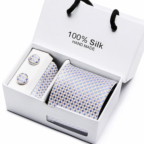 Presentförpackning för herrslips 5 delar kostymgrupp slips affärsformell bröllopsslips B03 B03 B03