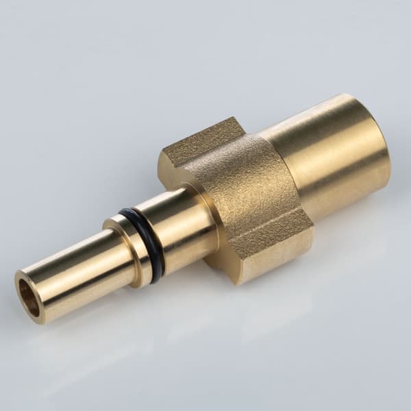Adapter Bajonett 1/4\"F för Högtryckstvätt – Mässing | 160 Bar | Kompatibel med Black & Decker, Bosch, Stanley