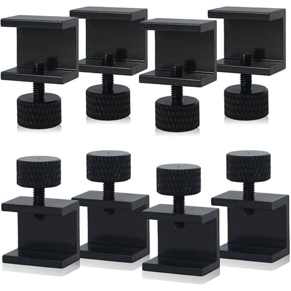 8 Stykker 3D Printer Sengeklemme, 3D Printer Glas Sengeklemme Tilbehør til Ender 3s 3 Pro, 5 Pro, CR-20 Pro, CR-10S Pro