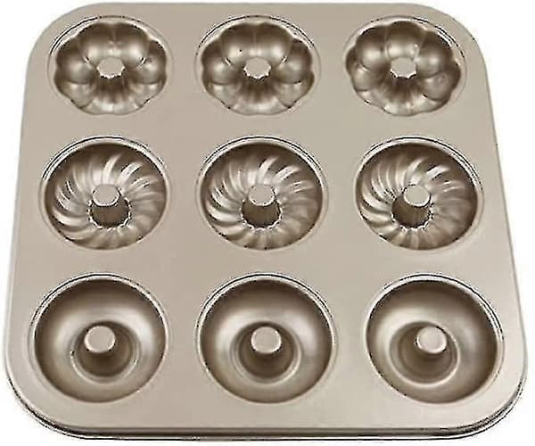 Donutform Bagel Kake Bakeutstyr Non-stick Egnet For Kaker, Kjeks, Bagels
