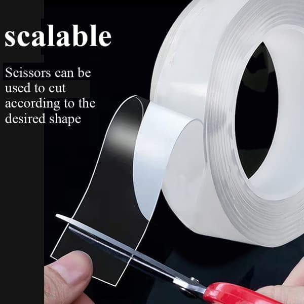 NanoTape Gjenbrukbar Dobbeltsidig Transparent - 3M Transparent