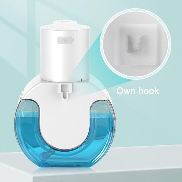 Automatisk sæbedispenser 420ml vægmonteret til toiletkøkken