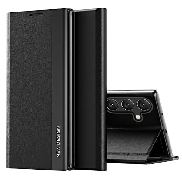 Flip-etui med stander til Samsung Galaxy A56 - Sort