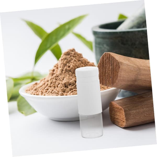 5 stk. reiseprøvebeholdere for flytende sminke, DIY-lotion, eteriske oljer, vann-olje-separasjon