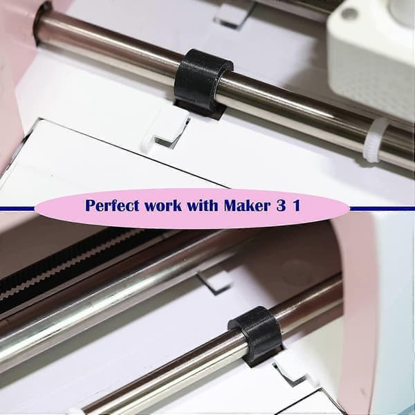Erstatningsruller i gummi kompatible med Cricut Maker 3 Maker og Explore Air 2 1-serien [12-pakning]