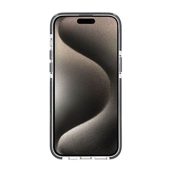 Mønstret TPU-deksel til iPhone 15 Pro Max med MagSafe - Svart