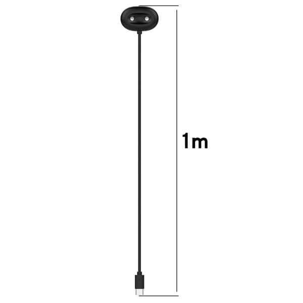 Ladekabel USB 1m for Google Pixel Watch 4 - Svart / Magnetisk