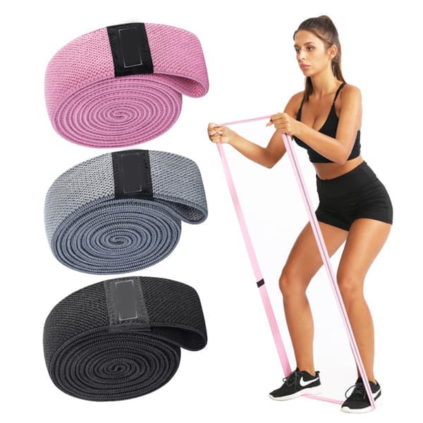 Lange modstandsbånd til træning. Yogabånd modstandsbånd til pull-ups, pink+rosarød+gummirød