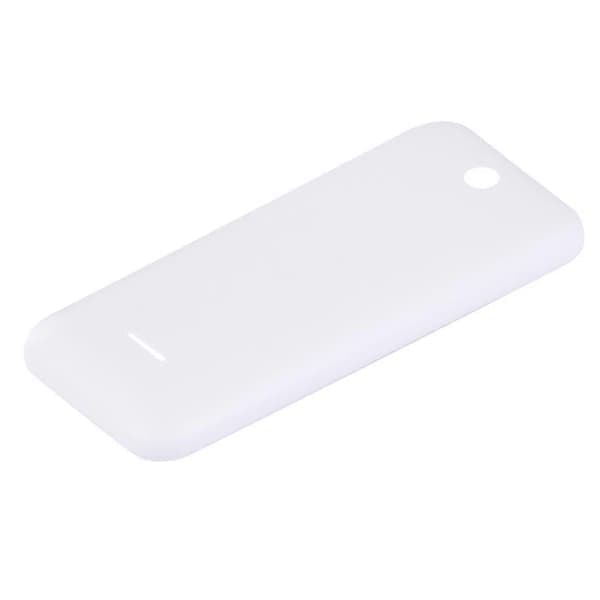 Ensfarget plast batterideksel til Nokia 225 Hvit White