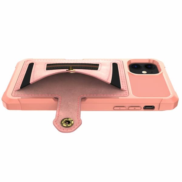 Glatt deksel med kortholder - iPhone 11 Grønn Grön