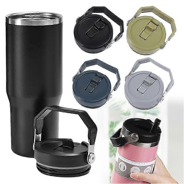 Erstatningslåg til Stanley-kompatible isolerede krus - 30 oz flip-top sugerørslåg