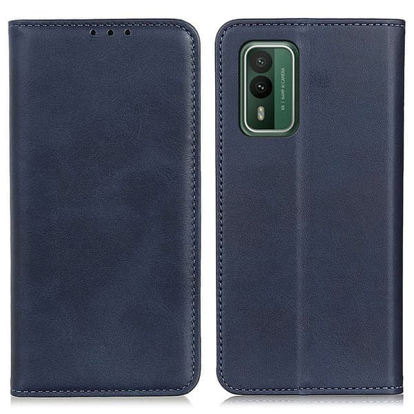 Äkta läder Nokia XR21 Fodral - Blå Blå